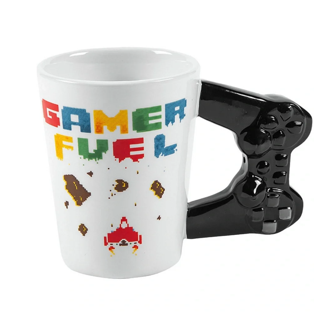Player One Gamer Fuel & Game Over Gamer Coffee Mug